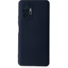 Xiaomi Redmi Note 10 Pro Kılıf Nano Içi Kadife Silikon - Lacivert