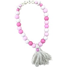 Ahşap Tesbih - Pembe - Çocuk Tesbih-Ahşap Isimli Tesbih