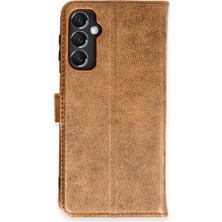 Samsung Galaxy M34 5g Kılıf Trend S Plus Kapaklı Kılıf - Taba