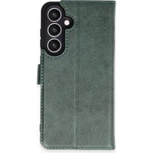 Samsung Galaxy S24 Fe Kılıf Trend S Plus Kapaklı Kılıf - Yeşil