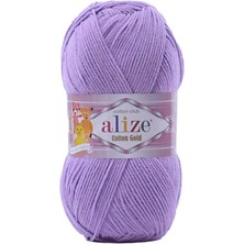 Alize Coton Gold (1 Adet) 43 Lavanta Renk El Örgü Ipliği