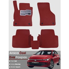 Guerrino Volkswagen Golf 8,5 (2024-2025) Uyumlu Eva Paspas Tam Set–oto Paspas,araca Özel,su Geçirmez