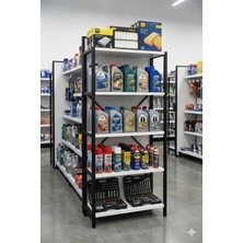 Agila Çok Amaçlı 5 Katlı Raf, Ofis Rafı, Hırdavat & Mutfak & Banyo Rafı - Beyaz