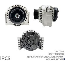 Voltech 066WLT.ALT357 - Alternatör 24V 110A Daf Tır Euro5 Temsa Safir Otobüs