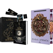 Ephesus Yayınları Yıldıza Dokunmak Tek Kitaplık Hediyeli Kutu Ciltli ve Medusa'nın Ölü Kumları 3 Ciltli Yan Boyalı