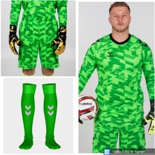 Hummel Line Kaleci Forması+Kaleci Şortu+Profesyonel Çorap Üçlü Takım