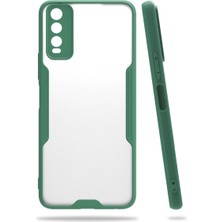 Vivo Y11S Kılıf Platin Silikon - Yeşil