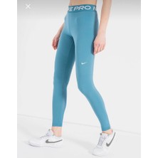 Nike Pro 365 Yüksek Belli 7/8 File Panelli Yüksek Belli Mavi Kadın Tayt DA0483-440