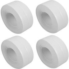 Sanal Trend 4 Adet Kendinden Yapışkanlı Su Sızdırmaz Bant Lavabo Evye Küvet Kenar Bandı