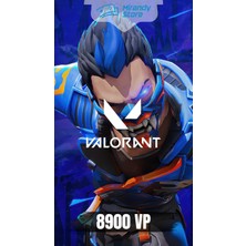 Riot Games Valorant 8900 VP Dijital Oyun Puanı PC Platformunda Kullanıma Uygun  Ürün