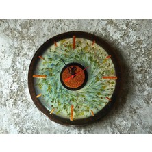 Epoksiresinart Tasarım Epoksi Duvar Saati