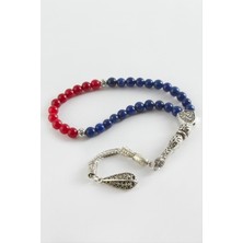 Hg.Aksesuar Erkek Bordo Lacivert Ceyt Doğaltaş Tesbih 6 mm