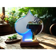 Epoksiresinart Epoksi Tasarım Gece Lambası