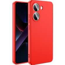 Ceponya Poco X7 Pro Kılıf Lansman Tasarım Iç Yüzeyi Kadife Silikon