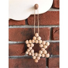 SSCglow Dekoratif Ahşap Boncuklu Yıldız