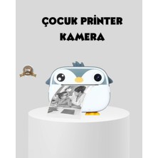 Karahanbey Termal Baskı Çocuk Kamerası Hd Çekim USB Şarjlı Eğitici Oyuncak
