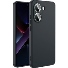 Ceponya Poco X7 Pro Kılıf Lansman Tasarım Iç Yüzeyi Kadife Silikon