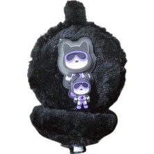Aware Time Çocuk Peluş Figürlü Kışlık Kısa Kulaklık