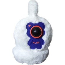 Aware Time Çocuk Peluş Figürlü Kışlık Kısa Kulaklık