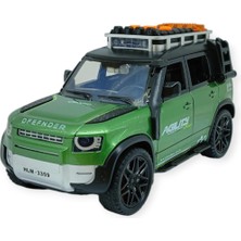 Sesli Işıklı Off- Road Araba 17 cm - D700-07 - Yeşil (Lisinya)