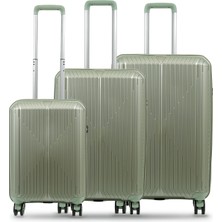 GROUND Sirius 3'lü Valiz Seti Mint Yeşili - 10728