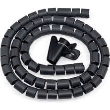 Gfc Life Store 28MM, 20M Siyah Kablo Düzenleyici & Toplayıcı