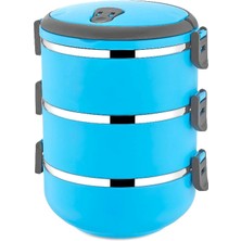 Vanch Mavi 3lü Sefer Tası Saklama Kabı 1.8lt (5264)