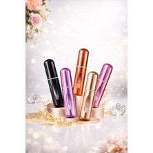 Teknosoft Center Taşınabilir Mini Doldurulabilir Parfüm Boş Küçük Sprey Cep Parfüm Şişesi 5 ml