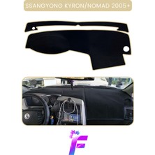 Guerrino Ssangyong Kyron (2005+) Uyumlu Torpido Örtüsü | Araca Özel Üretim | Kolay Montaj | Kaymaz | A85