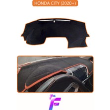 Guerrino Honda Cıty (2020+) Uyumlu Torpido Örtüsü | Yansıma Önleyici | Kolay Montaj | Tam Koruma | F46