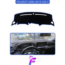 Guerrino Peugeot 2008 (2019-2021) Uyumlu Torpido Örtüsü | Yansıma Önleyici | Tam Koruma | Kolay Montaj | J5