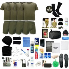 Askerimalzeme.com 4'lü Kışlık Tavsiye Jandarma Bedelli Asker Seti