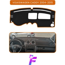 Guerrino Volkswagen Caddy (2004-2015) Araca Özel Torpido Örtüsü | Ön Göğüs Kılıfı | Tam Koruma |B76
