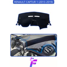 Guerrino Renault Captur 1 (2013-2019) Uyumlu  Torpido Örtüsü | Yansıma Önleyici | Koruma | Hızlı Montaj | J47