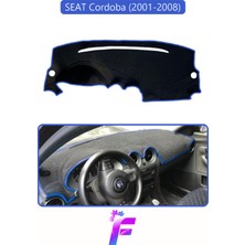 Guerrino Seat Cordoba (2001-2008) Uyumlu Torpido Örtüsü | Yansıma Önleyici | Tam Koruma | Hızlı Montaj | K11