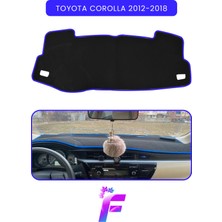 Guerrino Toyota Corolla (2012-2018) Araca Özel Torpido Örtüsü | Ön Göğüs Kılıfı | Tam Koruma | Tam Uyum | B41