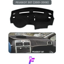 Guerrino Peugeot 307 (2001-2008) Araca Özel Torpido Örtüsü | Ön Göğüs Kılıfı | Tam Koruma | Oto Aksesuar |T92