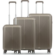 GROUND Sirius 3'lü Valiz Seti Gri - 10728