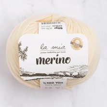 Leyloş Merino Krem El Örgü Ipi - L075 - 33777