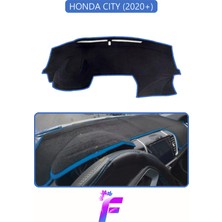 Guerrino Honda Cıty (2020+) Uyumlu Torpido Örtüsü | Yansıma Önleyici | Kolay Montaj | Tam Koruma | F47