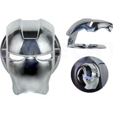 Wegna AC01-001 - Iron Man Start Stop Koruyucu Kapak Gümüş Metal Krom