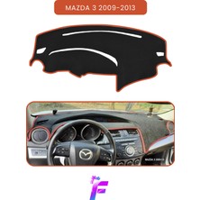 Guerrino Mazda 3 (2009-2013) Araca Özel Torpido Örtüsü | Ön Göğüs Kılıfı | Tam Koruma | Oto Aksesuar | TD34