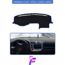 Guerrino Honda Cıvıc Vtec2 (2003-2005) Uyumlu Torpido Örtüsü | Yansıma Önleyici | Hızlı Montaj | Koruma | F77