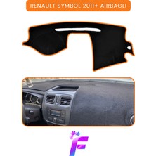 Guerrino Renault Symbol Aırbaglı (2012-2020) Torpido Örtüsü | Güneşten Korur | Kolay Montaj | Tam Uyum | A70