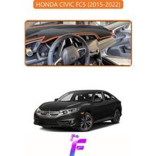 Guerrino Honda Cıvıc Fc5 (2015-2022) Torpido Örtüsü | Güneşten Korur | Kolay Montaj | Tam Uyum | F64