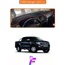 Guerrino Ford Ranger (2011-2019) Uyumlu Torpido Örtüsü | Yansıma Önleyici | Kolay Montaj | Tam Koruma | F34
