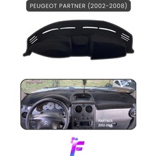 Guerrino Peugeot Partner (2002-2008) Uyumlu Torpido Örtüsü | Çatlama ve Isıya Karşı Tam Koruma | A6