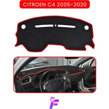 Guerrino Cıtroen C4 (2005-2020) Uyumlu Ön Göğüs Örtüsü | Yansıma Önleyici | Kolay Montaj | Oto Aksesuar |TA63