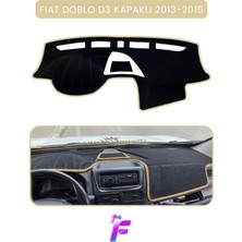 Guerrino Fıat Doblo D3  (2013-2015) Kapaklı Uyumlu Torpido Örtüsü | Araca Özel Üretim | Kolay Montaj |tb7