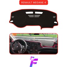 Guerrino Renault Megane 4 Araca Özel Torpido Örtüsü | Ön Göğüs Kılıfı | Tam Koruma | Oto Aksesuar | A63